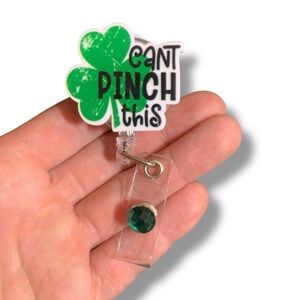 Saint Patrick’s Day Irish Retractable Badge Holder Gift Clover Lanyard ID Reel